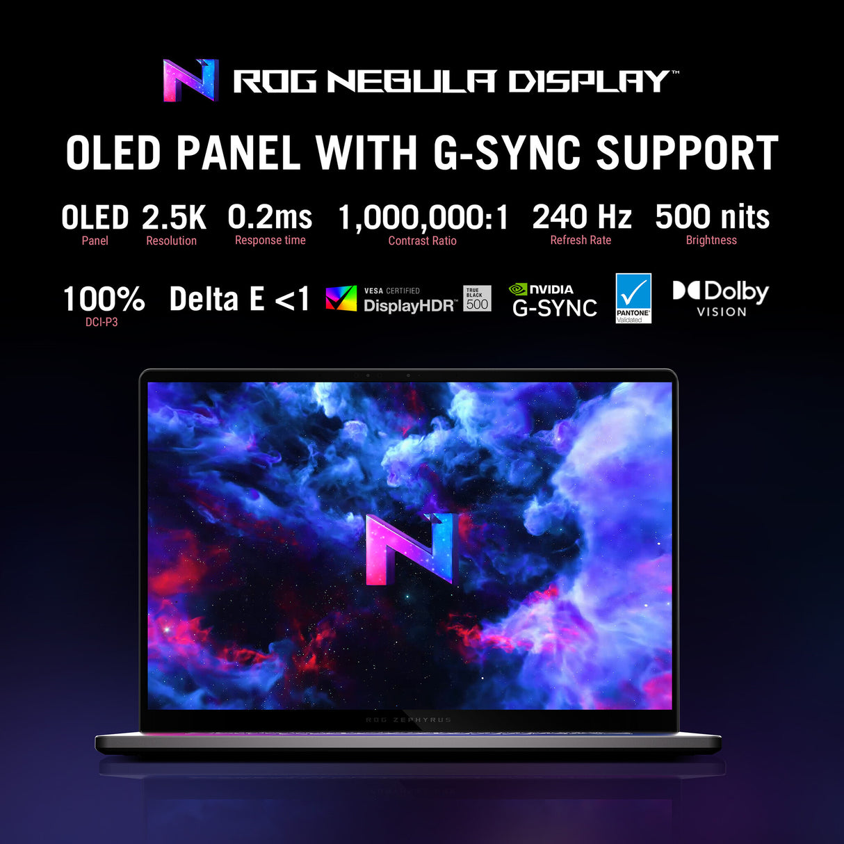 ASUS ROG Zephyrus G16 GU605CP-QR007W Intel Core Ultra 9 285H Laptop 40.6 cm (16") WQXGA 32 GB LPDDR5x-SDRAM 1 TB SSD NVIDIA GeForce RTX 5070 Wi-Fi 7 (802.11be) Windows 11 Home Grey