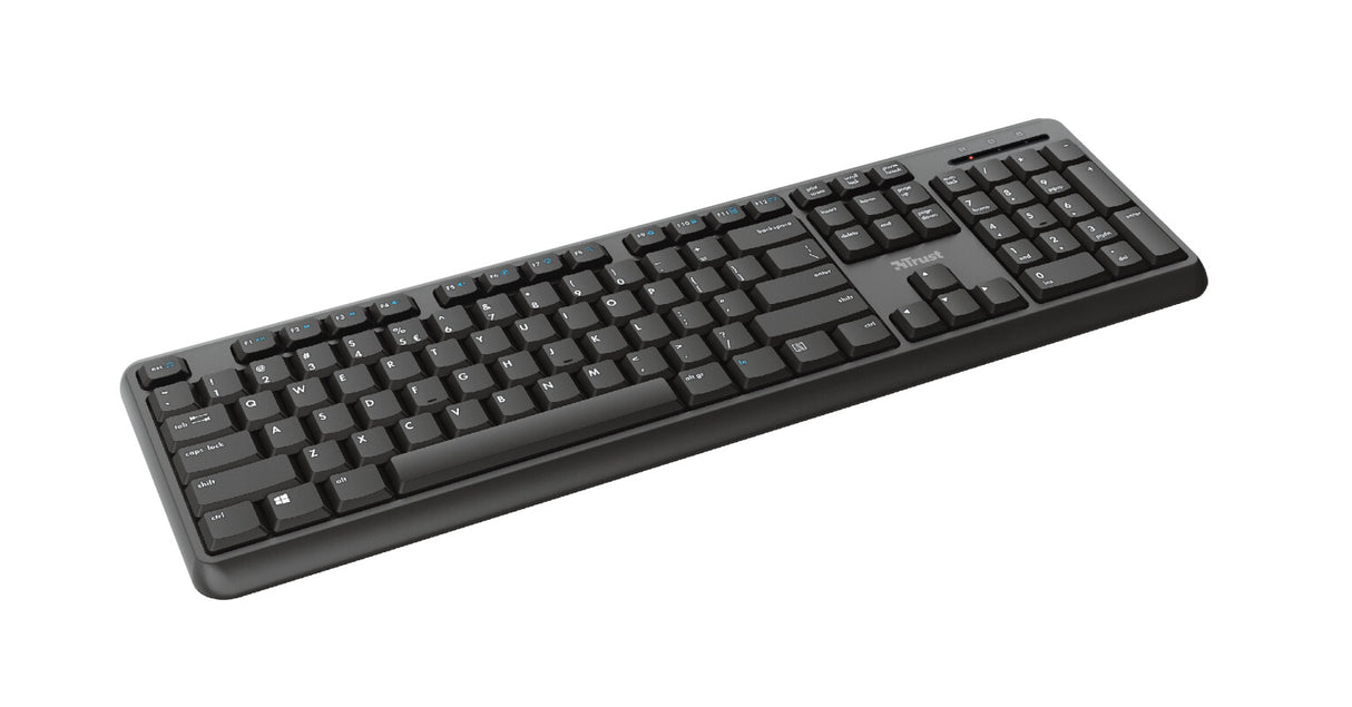 Trust TK-350 keyboard Universal RF Wireless QWERTY UK English Black