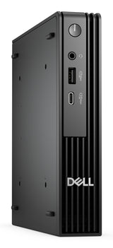 DELL Pro QCM1250 Intel® Core™ i3 i3-14100T 8 GB DDR5-SDRAM 512 GB SSD Windows 11 Pro Micro PC Mini PC Black