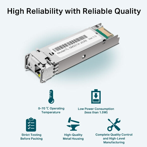 TP-Link Gigabit Single-Mode WDM Bi-Directional SFP Module