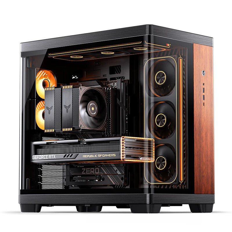 Jonsbo TK-4 Wood Tower Black, Wood