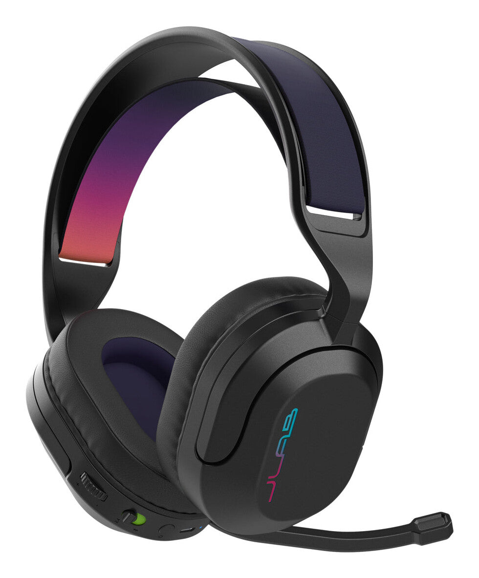 JLab Nightfall Headset Wireless Head-band Gaming USB Type-C Bluetooth Black