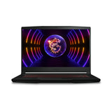 MSI Gaming Thin GF63 12UCX-472UK Intel® Core™ i5 i5-12450H Laptop 39.6 cm (15.6") Full HD 16 GB DDR4-SDRAM 512 GB SSD NVIDIA GeForce RTX 2050 Wi-Fi 6 (802.11ax) Windows 11 Home Black