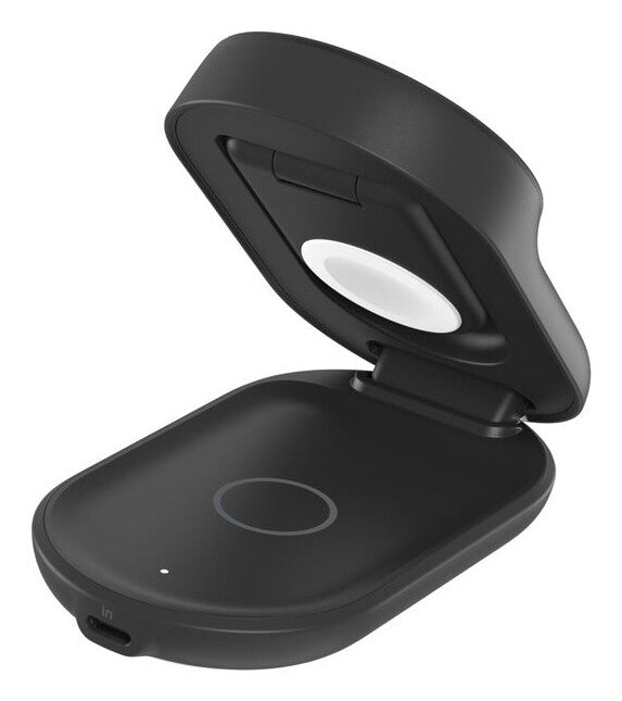 Belkin WIZ037MYBK mobile device charger Headphones, Smartphone Black USB Wireless charging Fast charging Indoor