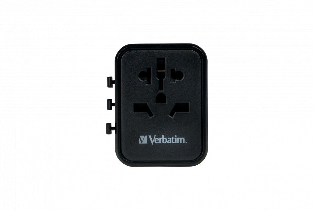 Verbatim 49544 power plug adapter Universal Black