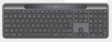Logitech Signature Slim Solar + K980 for Business keyboard Universal RF Wireless + Bluetooth QWERTY UK English Graphite