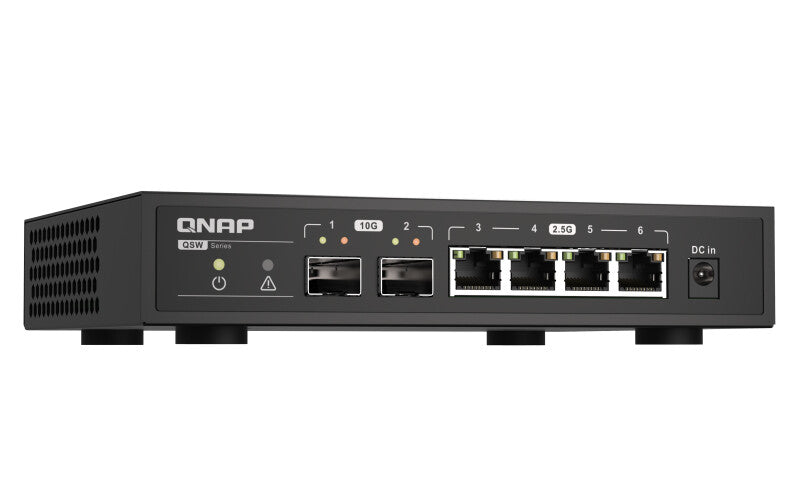 QNAP QSW-2104-2S network switch Unmanaged 2.5G Ethernet Black