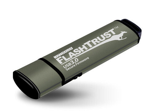 iStorage Kanguru FlashTrust™ USB 3.0 32GB |Secure Flash Drive| Secure Firmware | Physical Write Protect Switch |Protects Against BadUSB | Compliance with NIST requirements for implementation