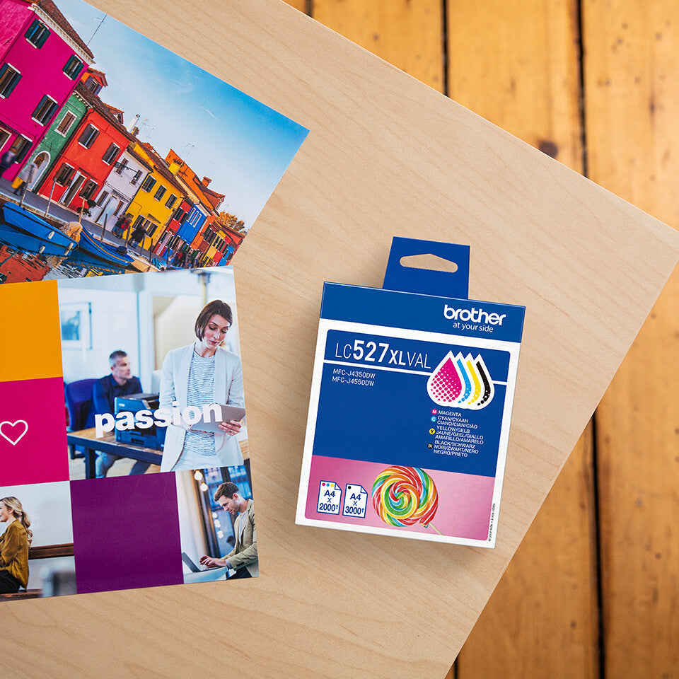 Brother Genuine LC527XLVAL Ink Cartridge Value Pack