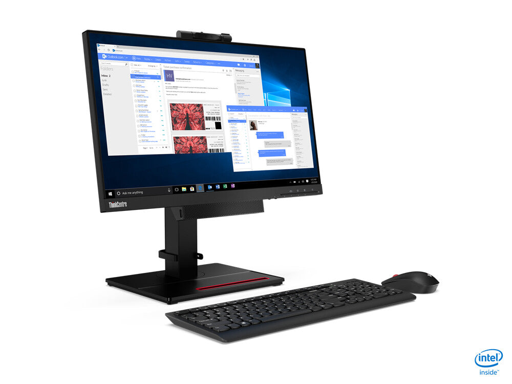 Lenovo ThinkCentre Tiny in One LED display 54.6 cm (21.5") 1920 x 1080 pixels Full HD Black