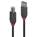 Lindy 2m USB 2.0 Type A to B Cable, Anthra Line