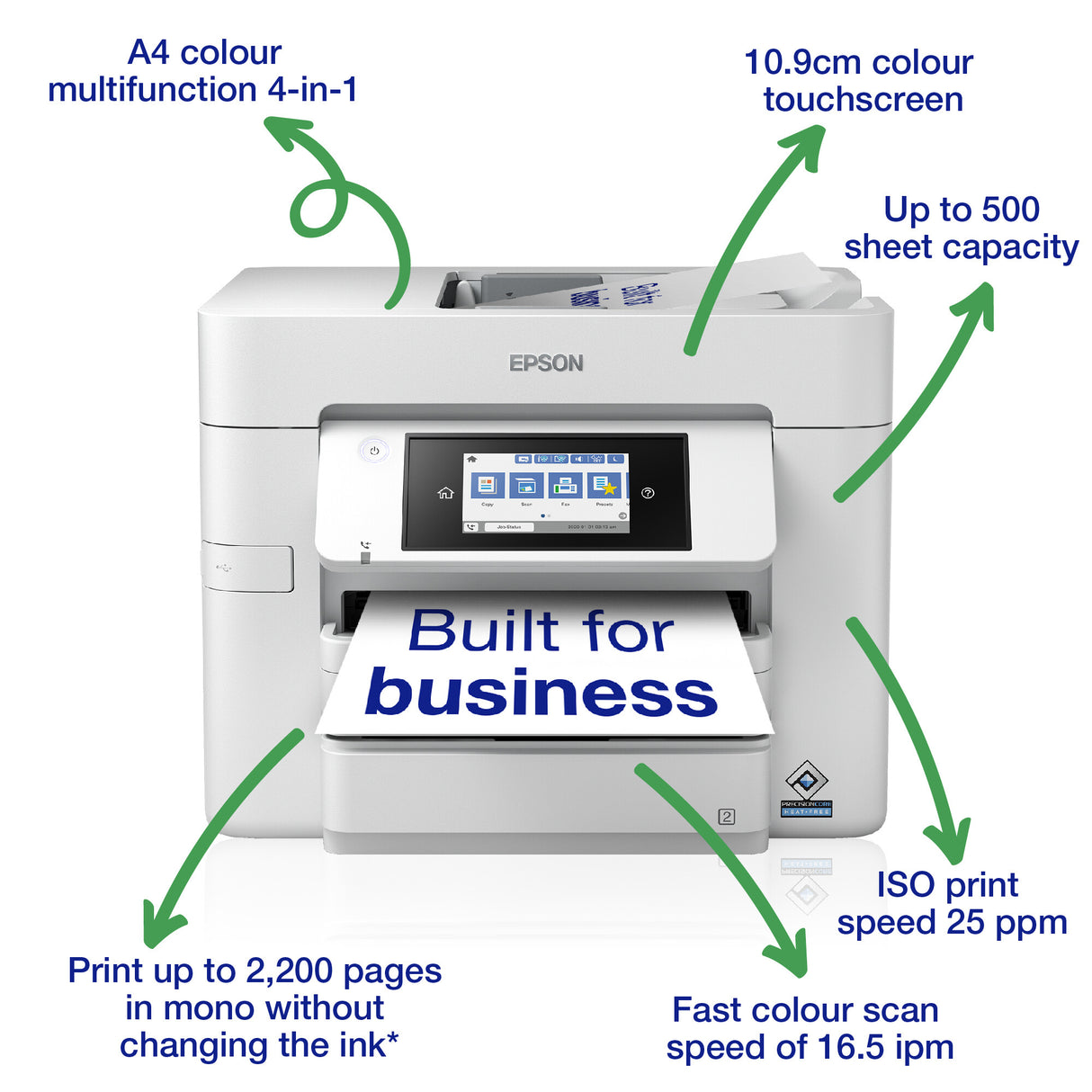 Epson WorkForce Pro WF-C4810DTWF Printer