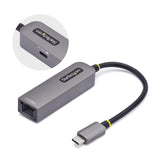 StarTech.com 2.5GbE USB-C to Ethernet Adapter, 100W PD Pass-Through, NBASE-T NIC, USB 3.0 Type-C 2.5/1G Multi Speed Network, Thunderbolt Compatible, Windows & Mac