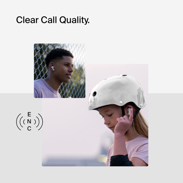 Belkin SoundForm Nano 2 Headphones Wireless In-ear Calls/Music Micro-USB Bluetooth White
