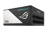 Fuente de alimentación Asus ROG LOKI SFX-L Platinum de 750 W, factor de forma pequeño, totalmente modular, 80+ Platinum, PCIe 5.0, botón de ventilador de 0 dB, RGB, soporte ATX a SFX