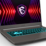 MSI Thin 15 B13VE-2021UK Intel® Core™ i7 i7-13620H Laptop 39.6 cm (15.6") Full HD 16 GB DDR4-SDRAM 512 GB SSD NVIDIA GeForce RTX 4050 Wi-Fi 6E (802.11ax) Windows 11 Home Black