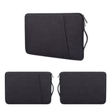 PREVO 14 Inch Laptop Sleeve, Side Pocket, Cushioned Lining, Black