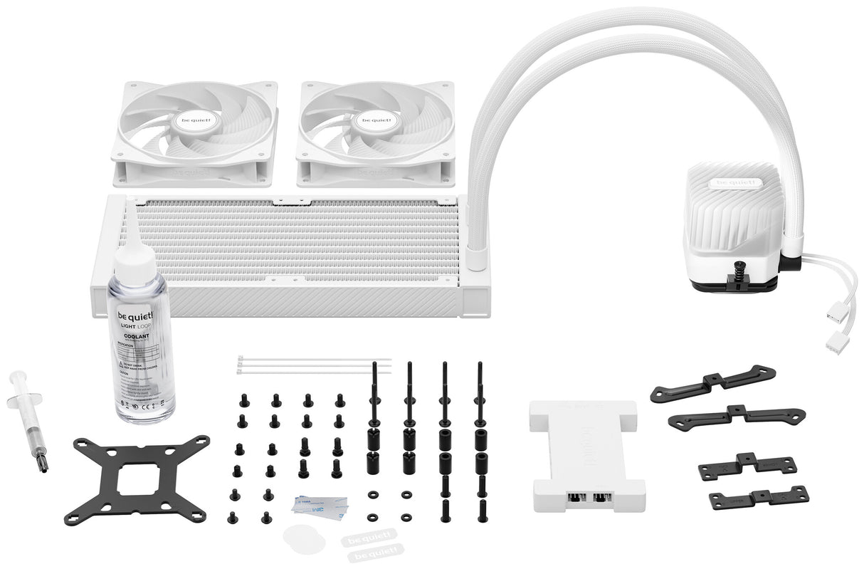 be quiet! LIGHT LOOP 240mm Processor All-in-one liquid cooler 24 cm White 1 pc(s)