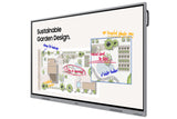 Samsung WE86FX interactive whiteboard 2.18 m (86") 3840 x 2160 pixels Touchscreen Grey HDMI