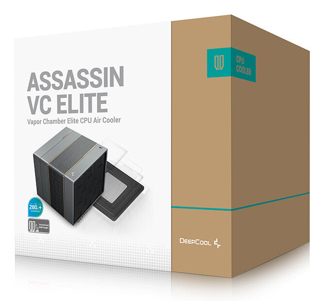 DeepCool ASSASSIN VC ELITE Processor Air cooler 120/140 mm Black 1 pc(s)