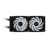 GIGABYTE AORUS WATERFORCE II 240 AIO Liquid CPU Cooler - 2x120mm ARGB Fans, slide-in interlocking mechanism, DAISY-CHAIN, Intel LGA 1851 and AMD AM5 Compatible