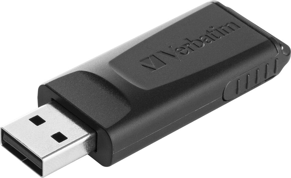 Verbatim Slider - USB Drive 128GB - Black