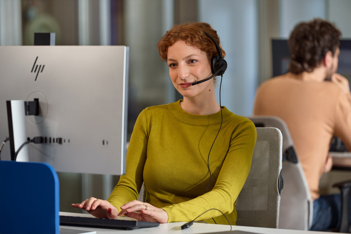HP Poly Mission 415 Monaural USB Wired Headset Classic (Bulk)