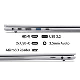 Acer Swift Lite 16 (SFL16‑31P) laptop – Intel Core 3 N355, 16" WUXGA IPS, 8GB DDR4, 256GB SSD, Silver