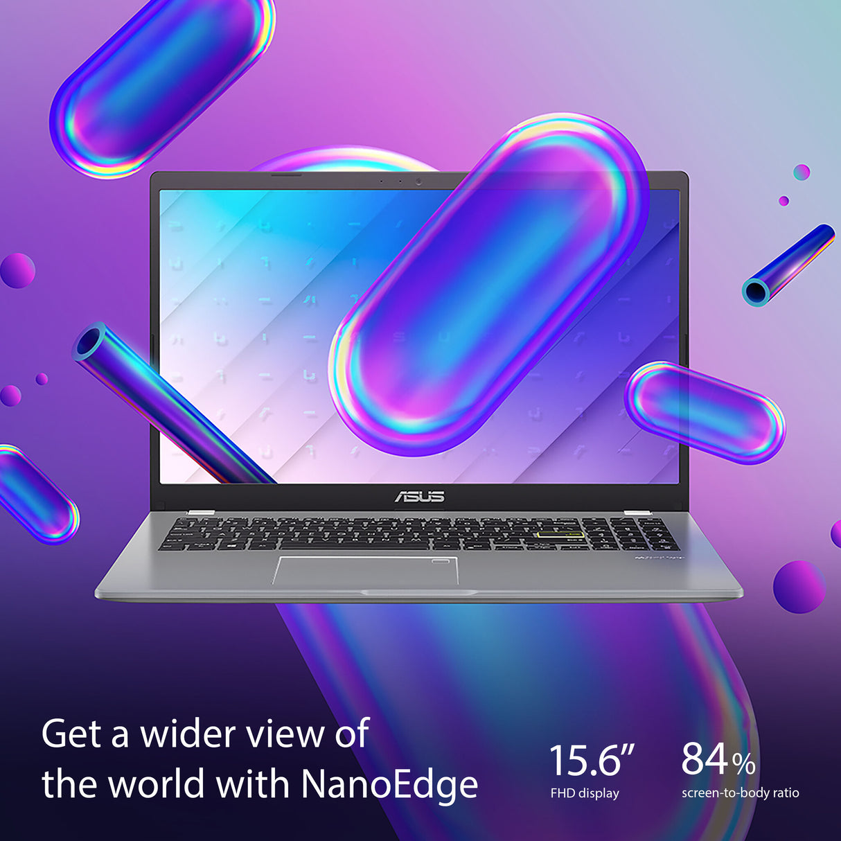 ASUS Vivobook Go 15 E510KA-EJ618WS Intel® Pentium® Silver N6000 Laptop 39.6 cm (15.6") Full HD 4 GB DDR4-SDRAM 128 GB eMMC Wi-Fi 5 (802.11ac) Windows 11 Home in S mode Black
