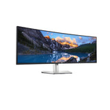 DELL UltraSharp U4924DW LED display 124.5 cm (49") 5120 x 1440 pixels 5K Ultra HD LCD Black, Silver