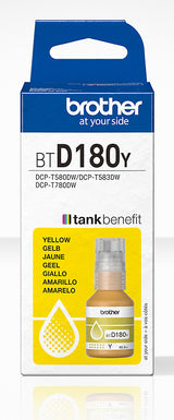 Brother BTD180Y Yellow Genuine Ink Bottle