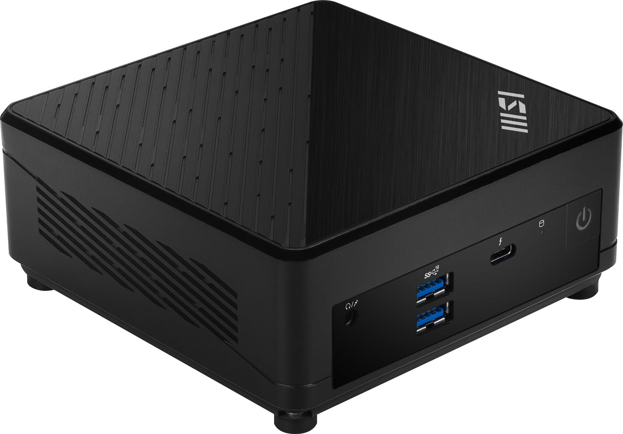 MSI Cubi 5 12M Intel Core i7 1255U Desktop PC, NUC, SFF, Mini Computer, HTPC, (16GB RAM, 512GB SSD, Windows 11 PRO), IRIS XE Graphics/ThunderBolt 4/Type C/HDMI/DisplayPort/Dual LAN/WiFi 6E/BT 5.3/VESA
