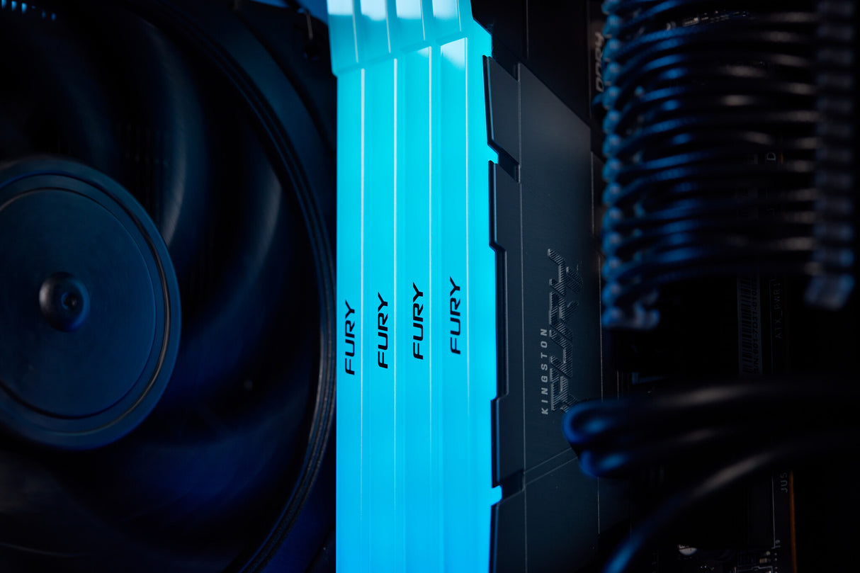 Kingston Technology FURY 32GB 3600MT/s DDR4 CL16 DIMM (Kit of 2) 1Gx8 Renegade RGB
