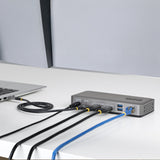 StarTech.com Dual-Monitor USB-C Docking Station, HDMI, 4K 60Hz, 100W Laptop Charging, 1GbE, Driverless, Multi-Monitor Dock For Windows