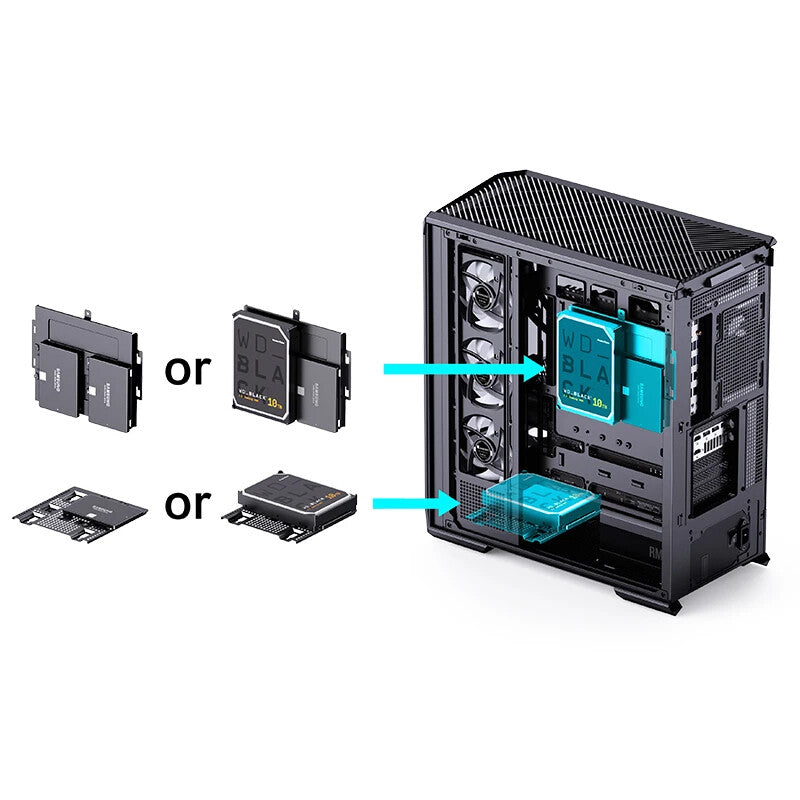Jonsbo D400 Midi Tower Black
