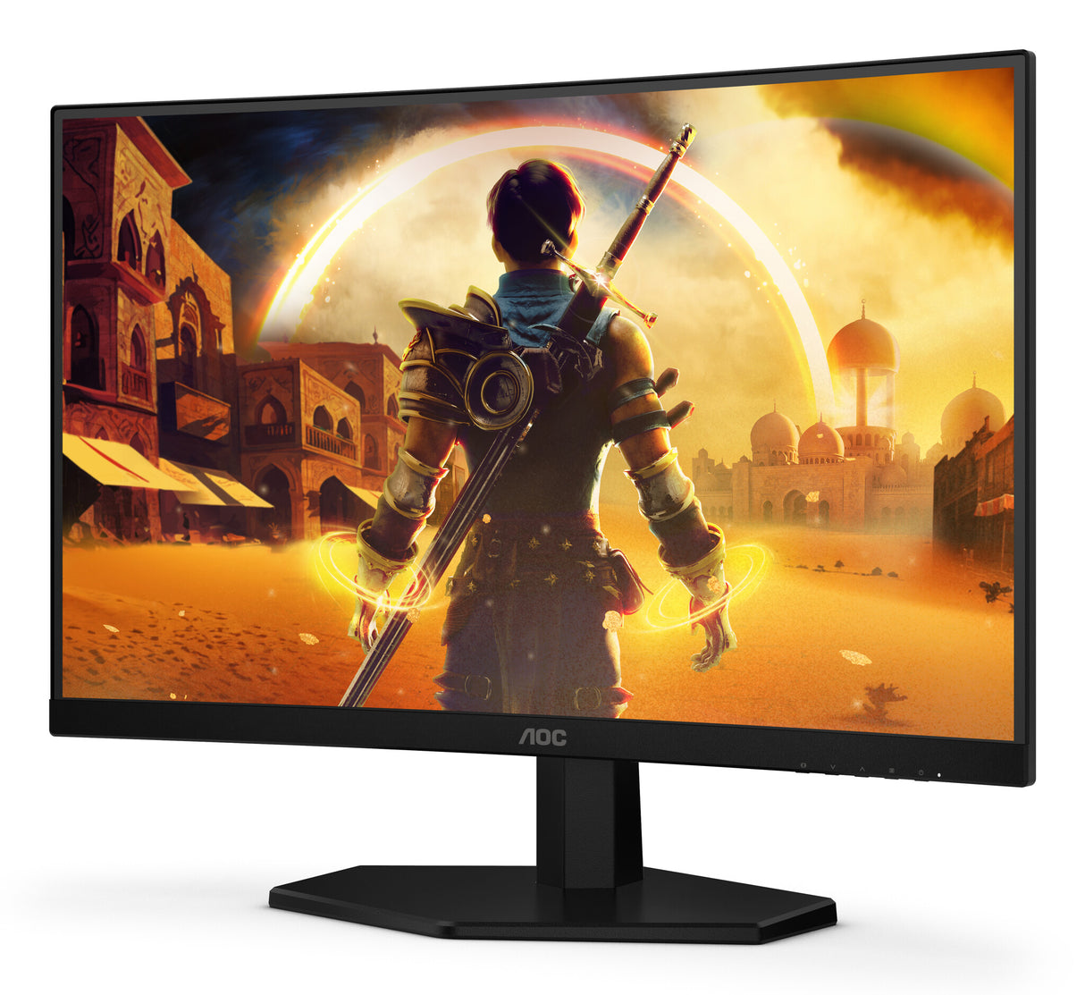 AOC G4 23.6" VA FHD 180Hz computer monitor 59.9 cm (23.6") 1920 x 1080 pixels Full HD LCD Black, Red