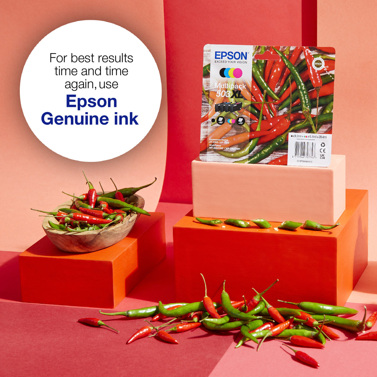 Epson Singlepack Cyan 503 Ink