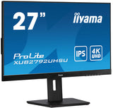 iiyama ProLite XUB2792UHSU-B5 computer monitor 68.6 cm (27") 3840 x 2160 pixels 4K Ultra HD LED Black