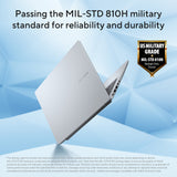 ASUS Vivobook 14 X1407AA-LY001W Copilot+ PC Intel Core Ultra 5 325 Laptop 35.6 cm (14") WUXGA 16 GB DDR5-SDRAM 512 GB SSD Wi-Fi 6 (802.11ax) Windows 11 Home Silver