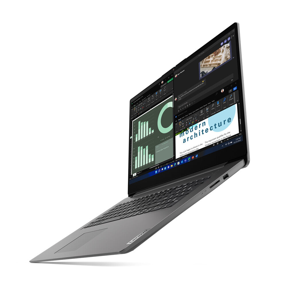 Lenovo V V17 Intel® Core™ i5 i5-13420H Laptop 43.9 cm (17.3") Full HD 8 GB DDR4-SDRAM 256 GB SSD Wi-Fi 6 (802.11ax) Windows 11 Pro Grey