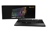 be quiet! Light Mount TKL UK - Silent Linear keyboard Gaming USB QWERTY UK English Black