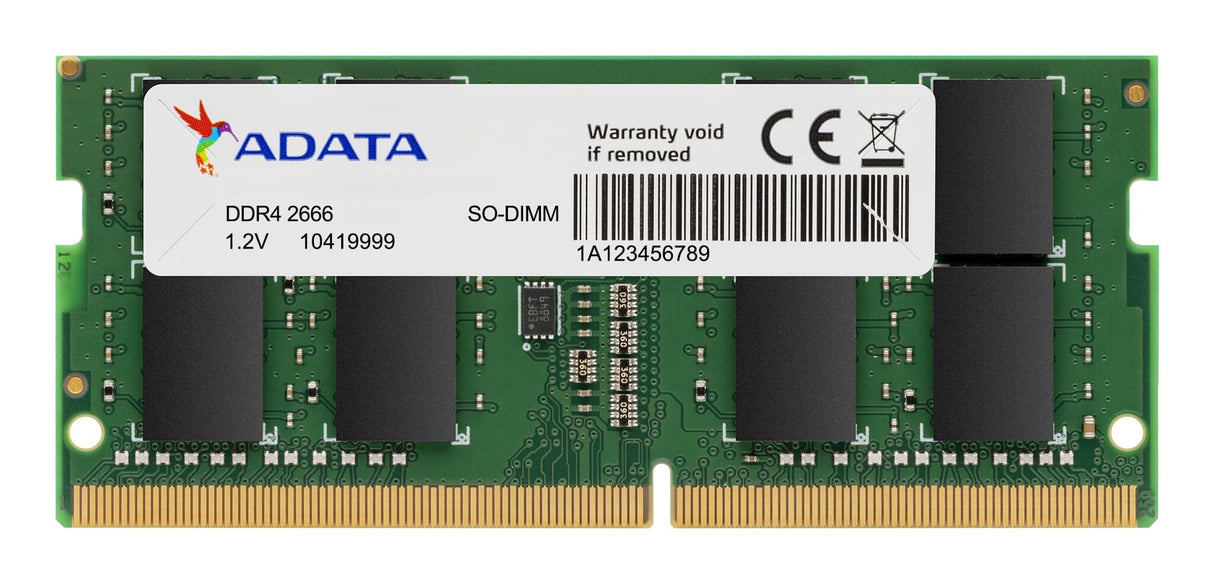 ADATA AD4S266616G19-SGN memory module 16 GB 1 x 16 GB DDR4 2666 MHz