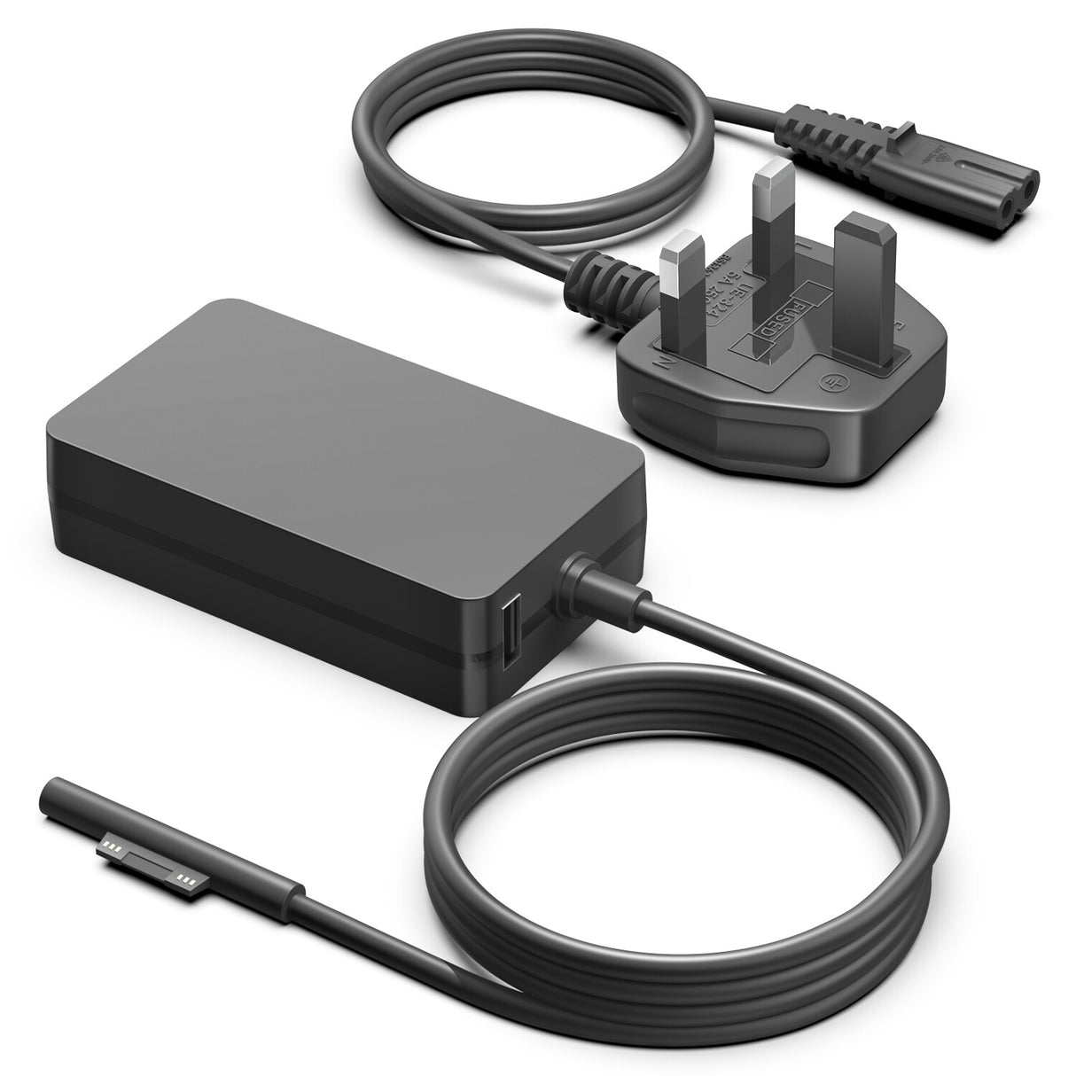 Origin Storage 65W Pro 5 6 7 8 Book Surface Charger 15V4A With 5V1A USB