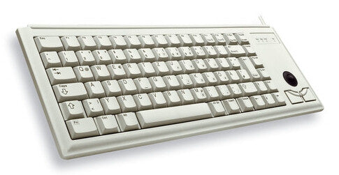 CHERRY G84-4400 TRACKBALL KEYBOARD Corded, PS2, Light Grey, (QWERTY - UK)