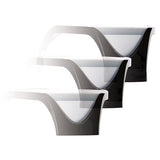 Fellowes Computer Monitor Stand with 3 Height Adjustments - Smart Suites Monitor Riser - Ergonomic Adjustable Monitor Stand for Computers - Max Weight 10KG/Max Size 21" - Black