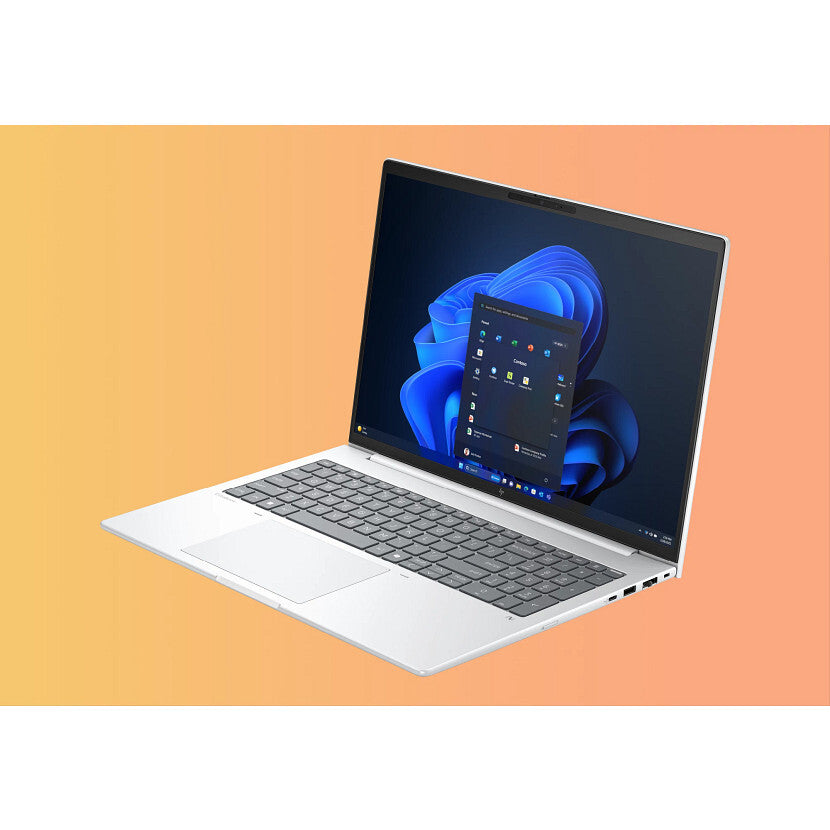 HP EliteBook 8 G1i AI PC Wolf Pro Security Edition Intel Core Ultra 7 255U Laptop 40.6 cm (16") WUXGA 24 GB DDR5-SDRAM 512 GB SSD Wi-Fi 6E (802.11ax) Windows 11 Pro Silver