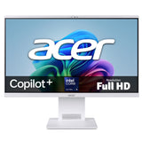 Acer Aspire S24-B All-in-One Desktop - Intel Ultra 5 226V, 16GB, 512GB SSD, Integrated Intel ARC Graphics, 23.8" Full HD, Windows 11, White
