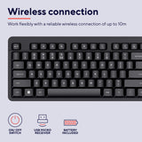 Trust Ody II keyboard Office RF Wireless QWERTY UK English Black