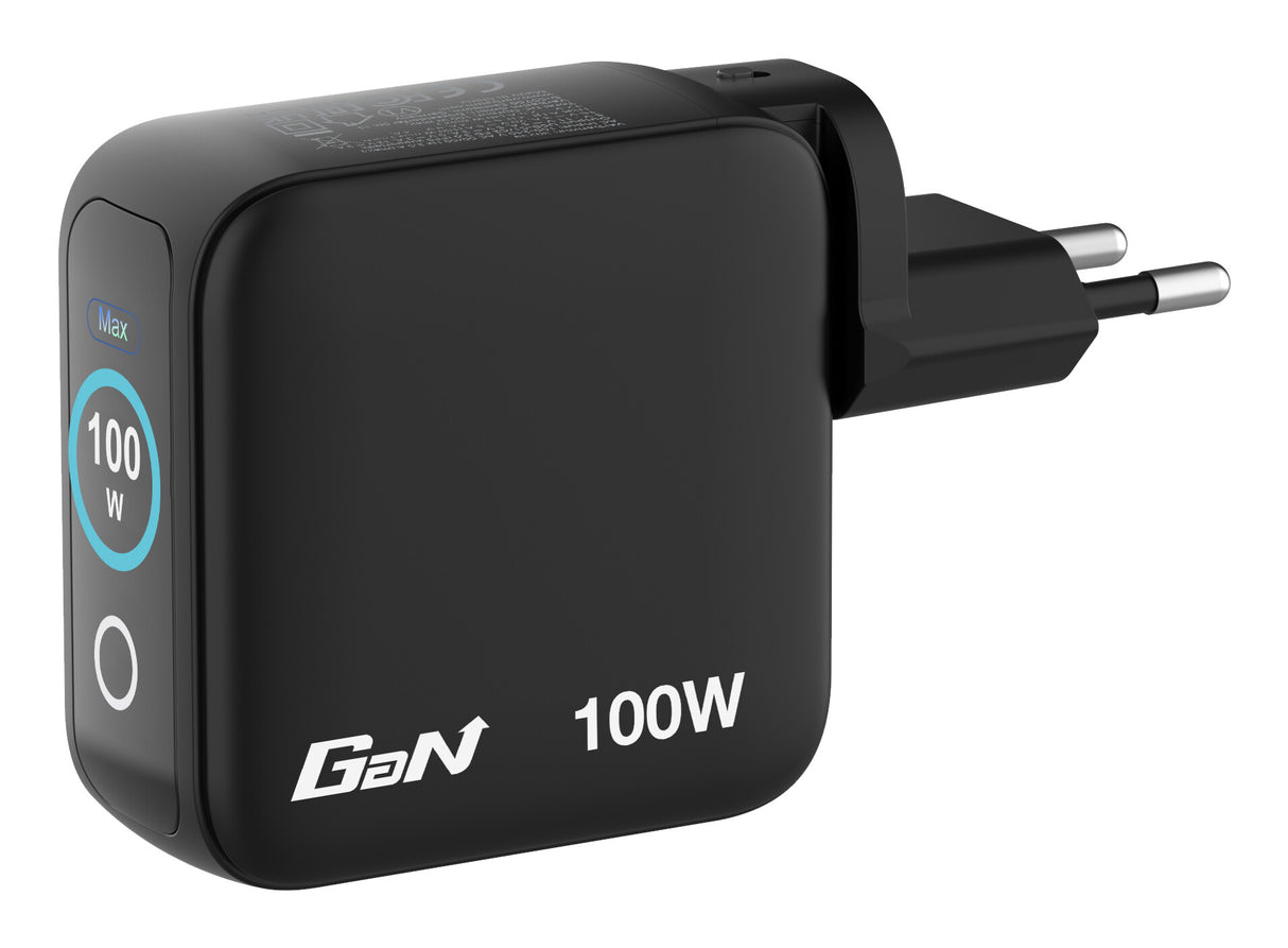 Verbatim Mini GaN Charger 100W with Display