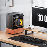 Jonsbo T7 Midi Tower Black, Wood